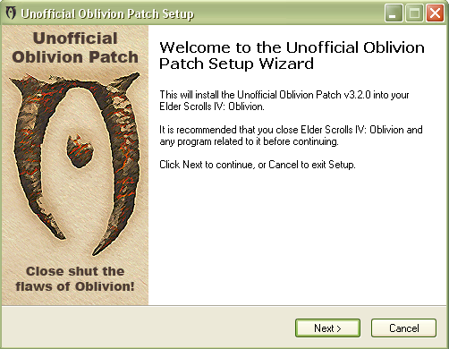 Unofficial Oblivion Patch 3.2.0